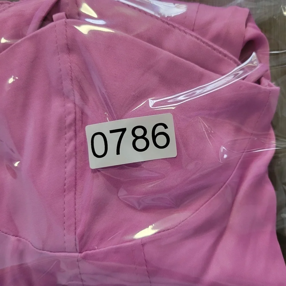 NWT ZARA  SATIN-EFFECT STRAPPY BODYSUIT Pink Size Small Ref 4661/480 - Picture 14 of 14